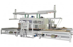 四工位充气床垫高周波热合机非标自动上下料