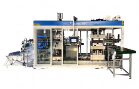 全自动正负压一体吸塑机 吸塑裁切一体吸塑成型设备