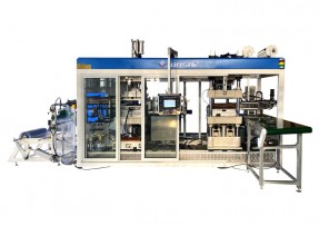 全自动正负压一体吸塑机 吸塑裁切一体吸塑成型设备