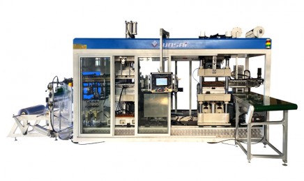 全自动正负压一体吸塑机 吸塑裁切一体吸塑成型设备