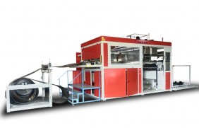 骏精赛HDPE汽车内饰件厚片吸塑机全自动成型设备厂家供应来样试样