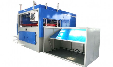 汽车门板内饰全自动厚片吸塑机