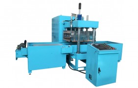 双边滑台珊瑚绒地垫压花高频热合同步熔接机